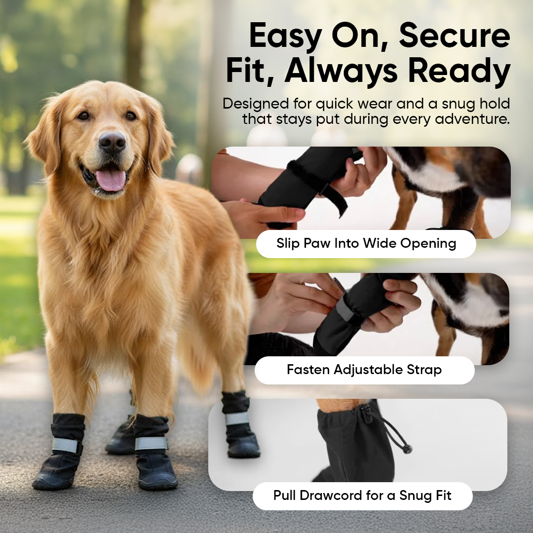 SummitPaw Winter Dog Boots