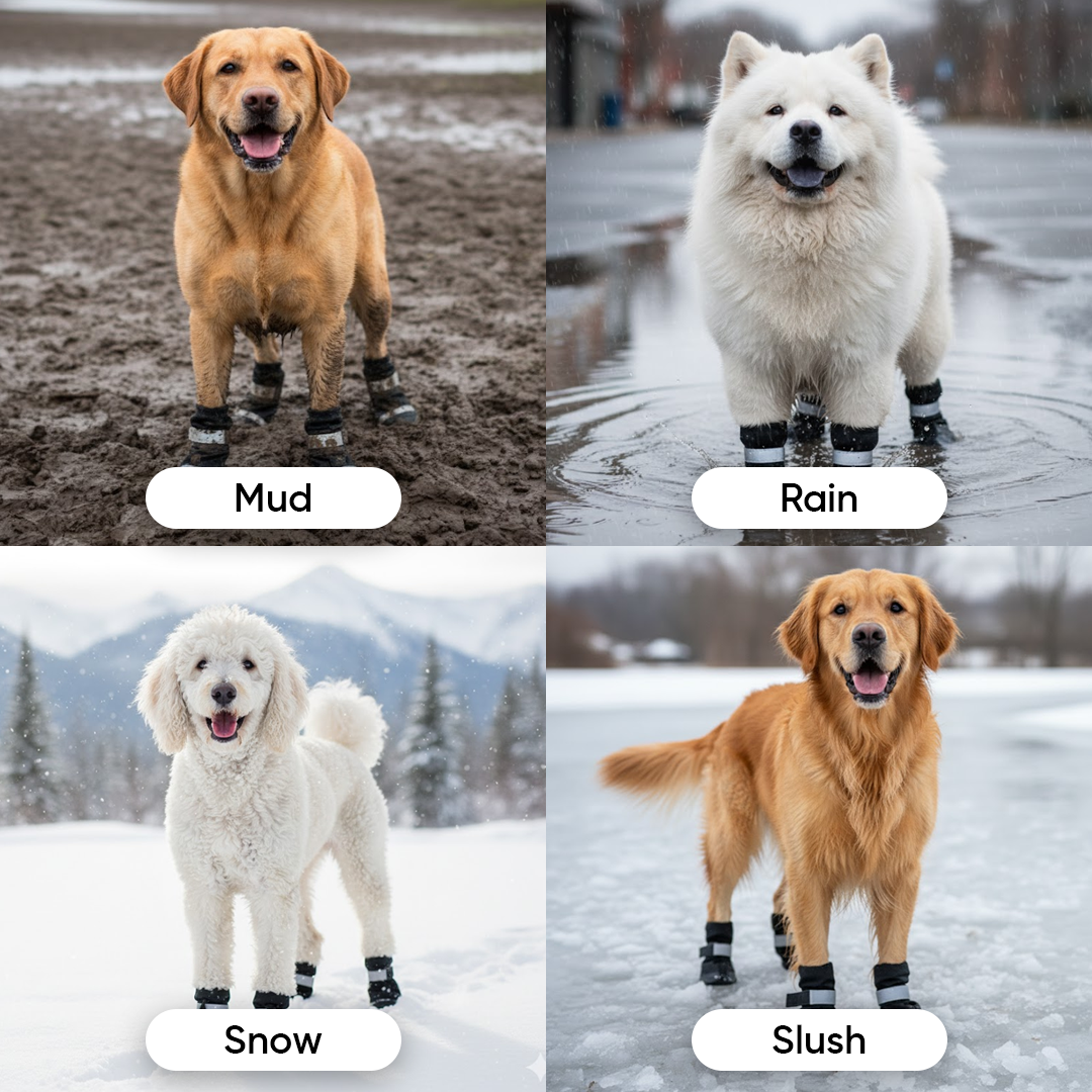 SummitPaw Winter Dog Boots
